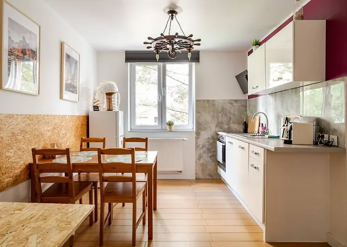 W Sercu Gdanska - Parking Gratis - 10 Min Do Forum I Skm Srodmiescie - Self Check-in 24h 格但斯克